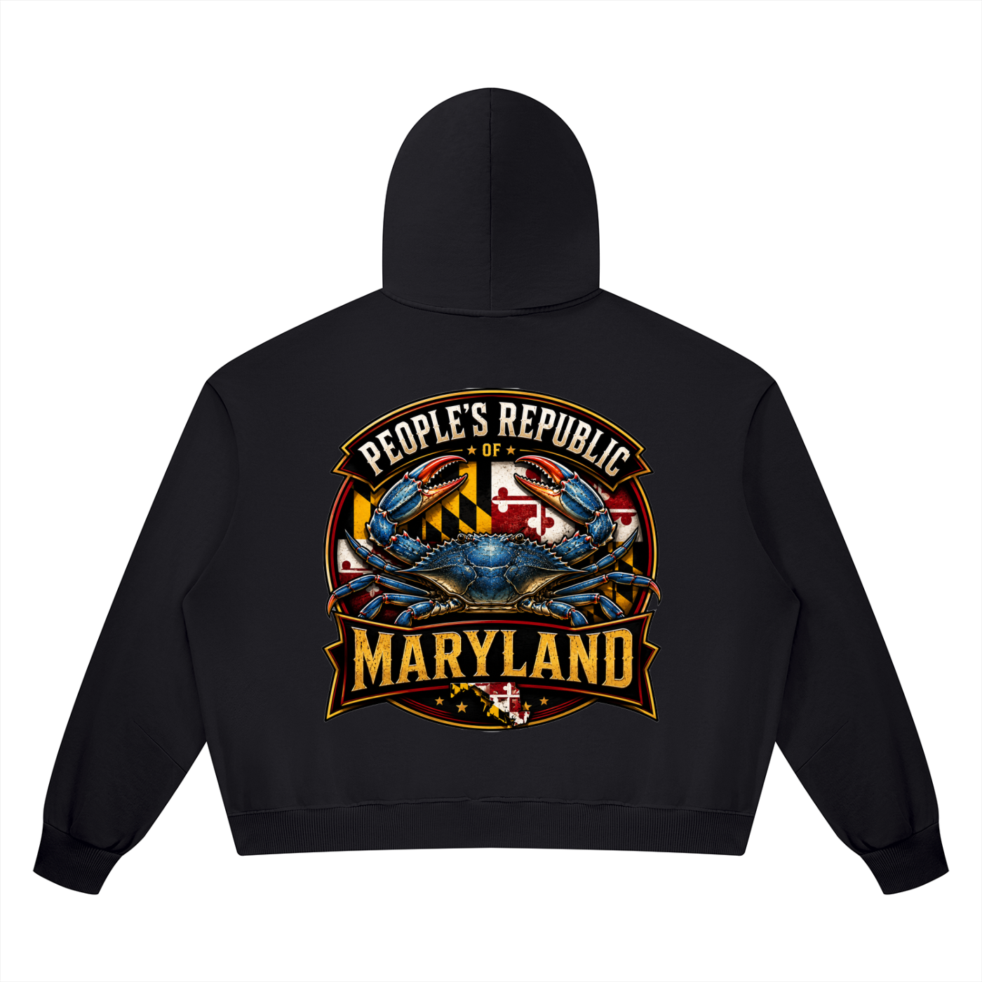 Unisex Vintage Wash Boxy Full Zip Hoodie