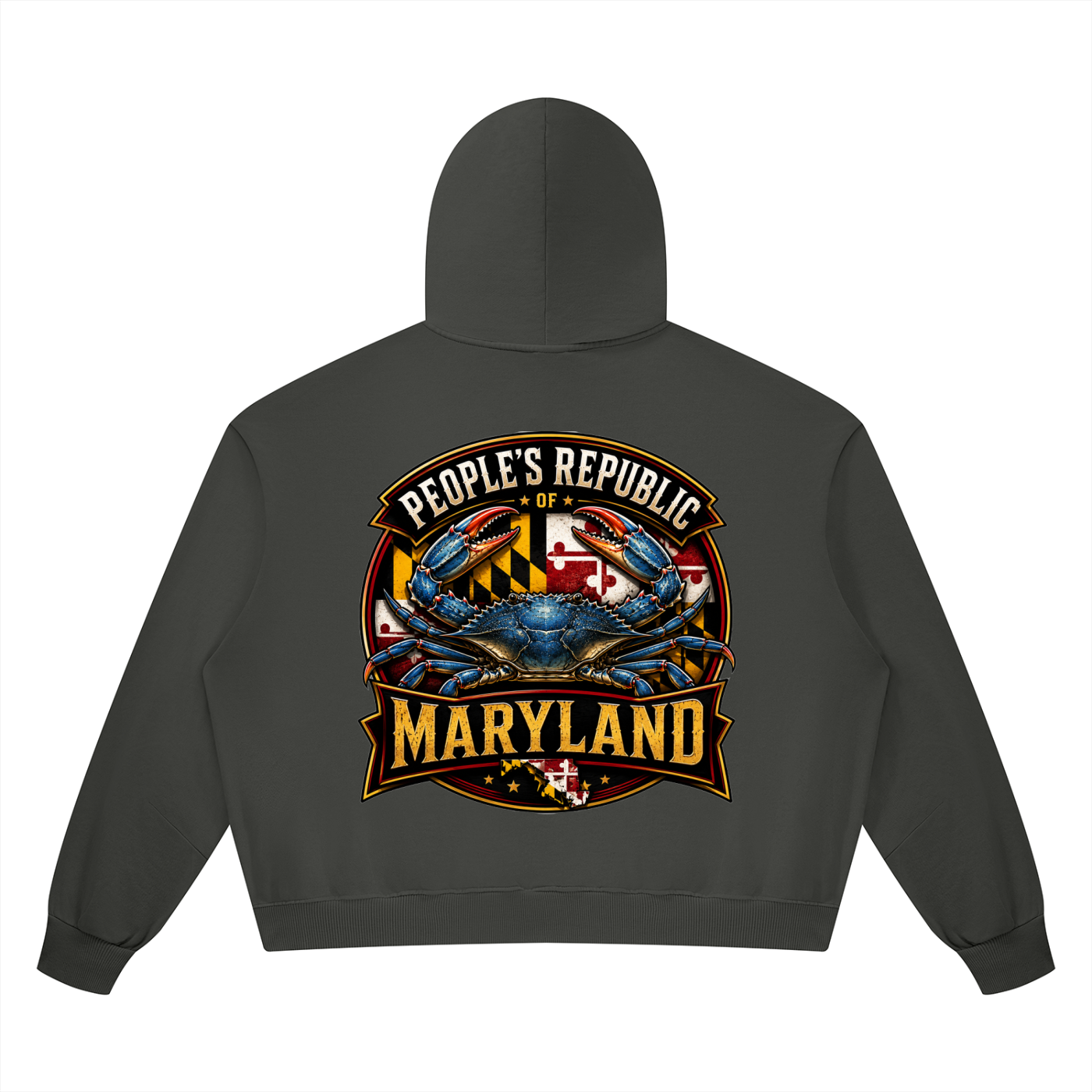 Unisex Vintage Wash Boxy Full Zip Hoodie